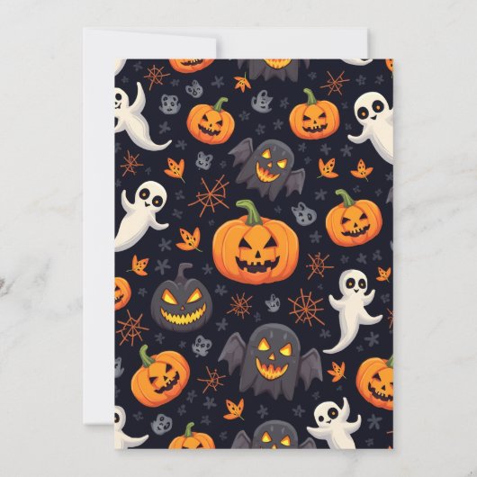 Halloween kaart (Achterkant)