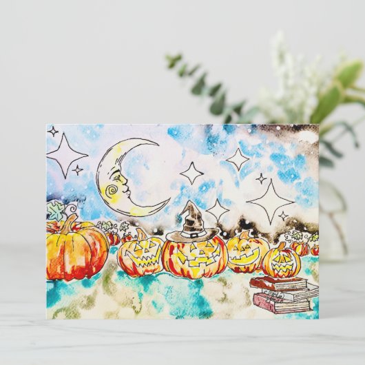 Halloween Kaart (Staand voorkant)