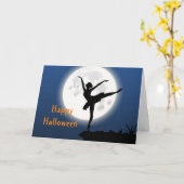 Halloween Kaart (Gele Bloem)