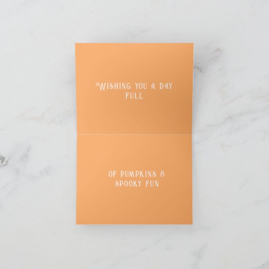 Halloween-kaart Bedankkaart (Binnen)