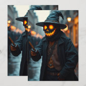 HALLOWEEN-KAART BEDANKKAART (Voorkant / Achterkant)