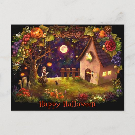 Halloween-kaart Briefkaart (Voorkant)