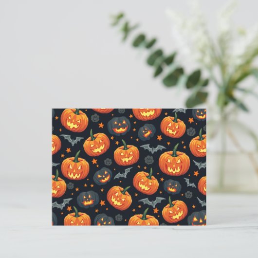 Halloween-kaart Briefkaart (Staand voorkant)