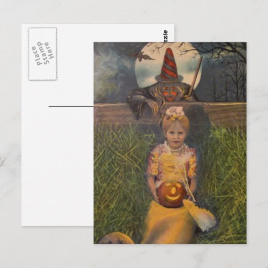 Halloween-kaart Briefkaart (Voorkant / Achterkant)