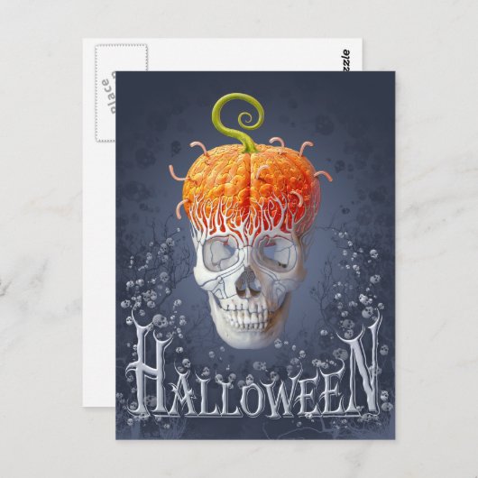 Halloween-kaart Briefkaart (Voorkant / Achterkant)