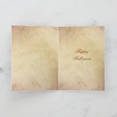  Halloween Kaart, Cirkel van Heksen Kaart (Binnen)