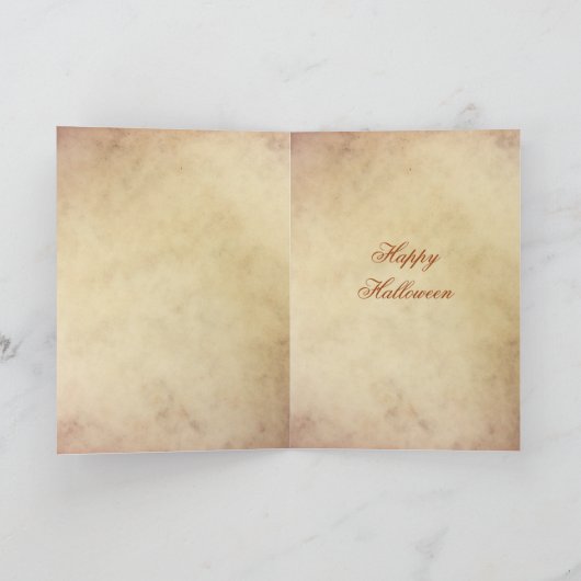  Halloween Kaart, Cirkel van Heksen Kaart (Binnen)