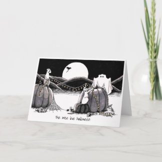 Halloween-kaart: De muizliefdeshalloween Kaart