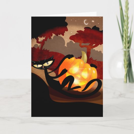 Halloween-kaart Feestdagen Kaart (Voorkant)