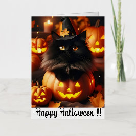 Halloween-kaart Folie Wenskaart