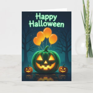 Halloween kaart, Gelukkig Halloween kaart