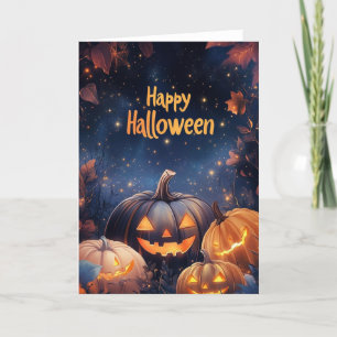 Halloween Kaart, Gelukkige Halloween Kaart, Hallow Feestdagen Kaart