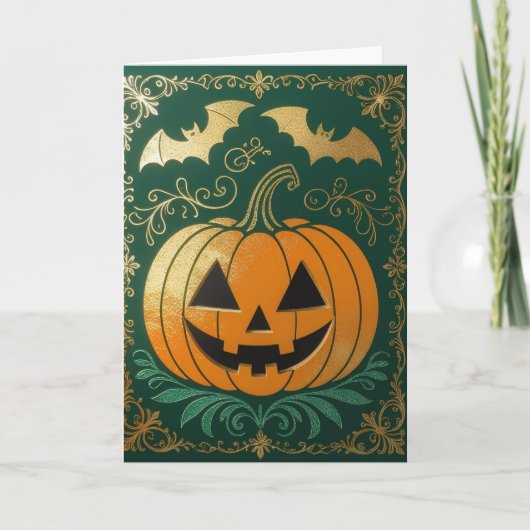 Halloween Kaart, Halloween, Halloween, Bedankkaart (Voorkant)