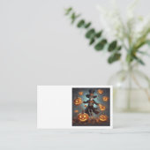 Halloween-kaart Informatiekaartje (Staand voorkant)