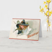 Halloween-kaart Kaart (Gele Bloem)