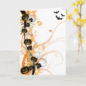 Halloween-kaart Kaart (Gele Bloem)