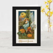  Halloween-kaart Kaart (Gele Bloem)