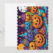Halloween-kaart Kaart (Voorkant / Achterkant)