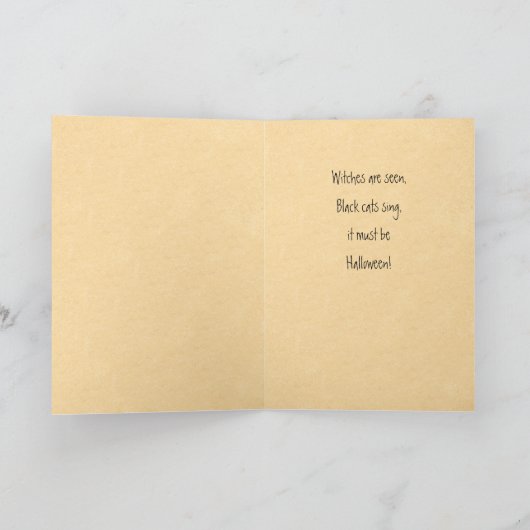 Halloween-kaart Kaart (Binnen)