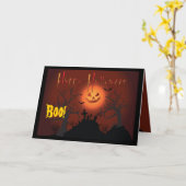 Halloween-kaart Kaart (Gele Bloem)