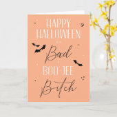 Halloween-kaart Kaart (Gele Bloem)
