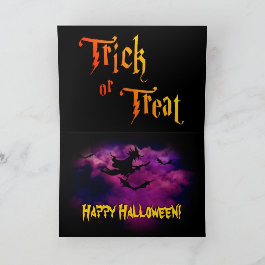 Halloween-kaart Kaart (Binnen)