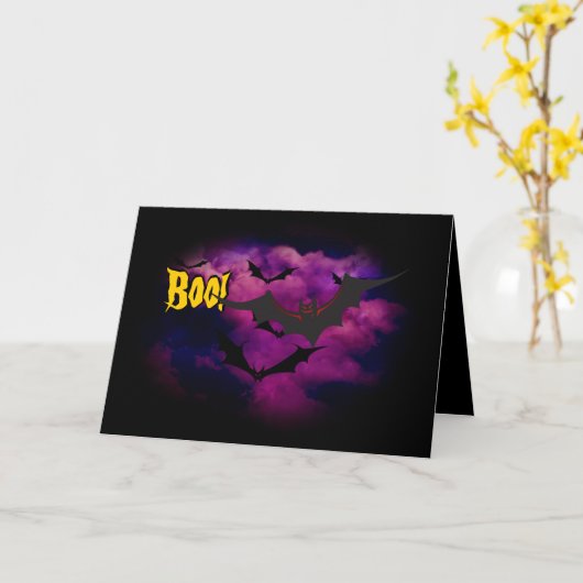 Halloween-kaart Kaart (Gele Bloem)