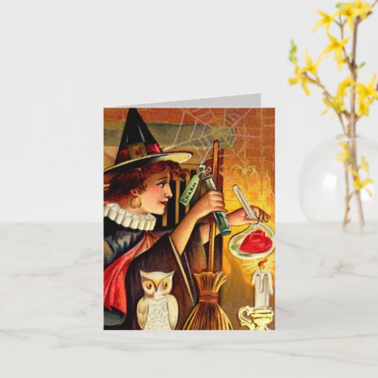  Halloween-kaart Kaart (Gele Bloem)