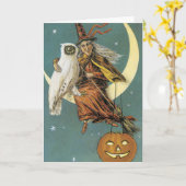  Halloween-kaart Kaart (Gele Bloem)