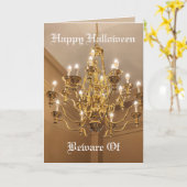 Halloween-kaart Kaart (Gele Bloem)