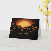 Halloween-kaart Kaart (Gele Bloem)