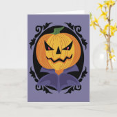  Halloween-kaart Kaart (Gele Bloem)