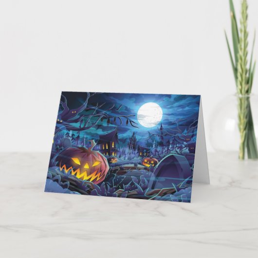 Halloween-kaart Kaart (Voorkant)