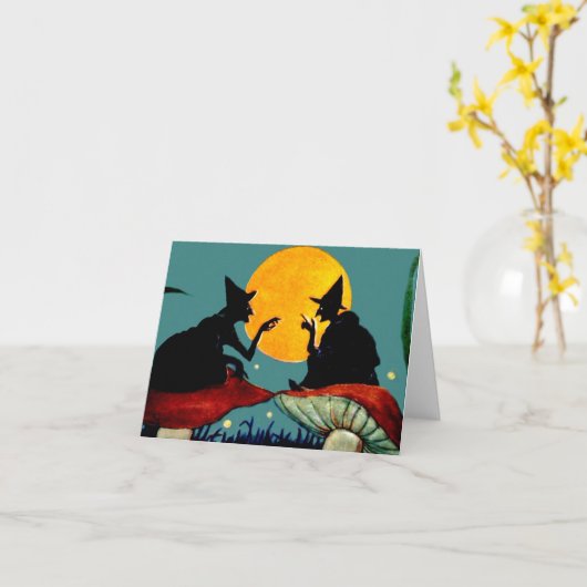  Halloween-kaart Kaart (Gele Bloem)