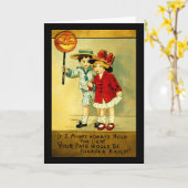  Halloween-kaart Kaart (Gele Bloem)