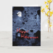 Halloween-kaart Kaart (Gele Bloem)