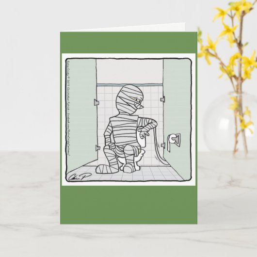 Halloween Kaart: Mama Kaart (Gele Bloem)