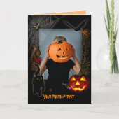 Halloween Kaart met foto & tekst (Voorkant)