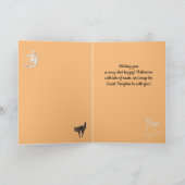 Halloween Kaart met foto & tekst (Binnen)