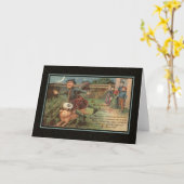 Halloween-kaart met varkensstapel Kaart (Gele Bloem)