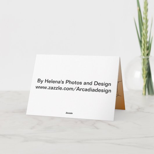 Halloween Kaart met zwarte kat (Achterkant)