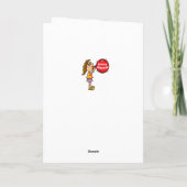 Halloween-kaart - Monster met groot oog, grappige Feestdagen Kaart (Achterkant)