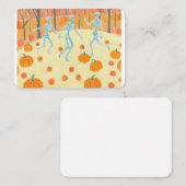 Halloween-kaart Notitiekaartje (Voorkant / Achterkant)