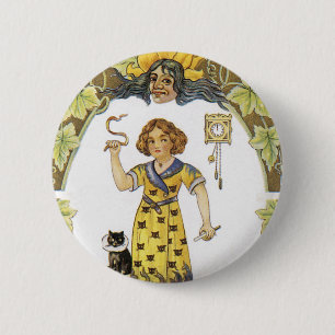 Halloween-kaart Ronde Button 5,7 Cm