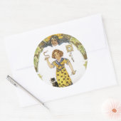  Halloween-kaart Ronde Sticker (Envelop)
