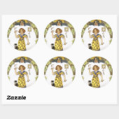  Halloween-kaart Ronde Sticker (Vel)