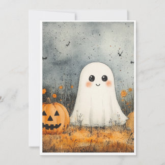 Halloween kaart spook