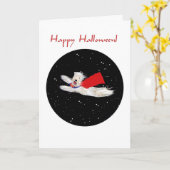 Halloween Kaart: Superdog Kaart (Gele Bloem)