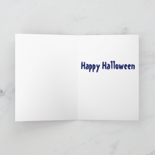 Halloween Kaart uitnodiging MONSTER PARTY leuk eng (Binnen)