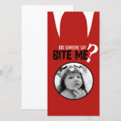 Halloween Kaart | Vampier (Voorkant / Achterkant)